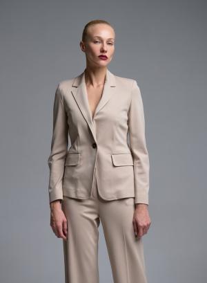 Beiges single buttoned Jacket Emme Marella - 68623