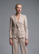 Beiges single buttoned Jacket Emme Marella - 0