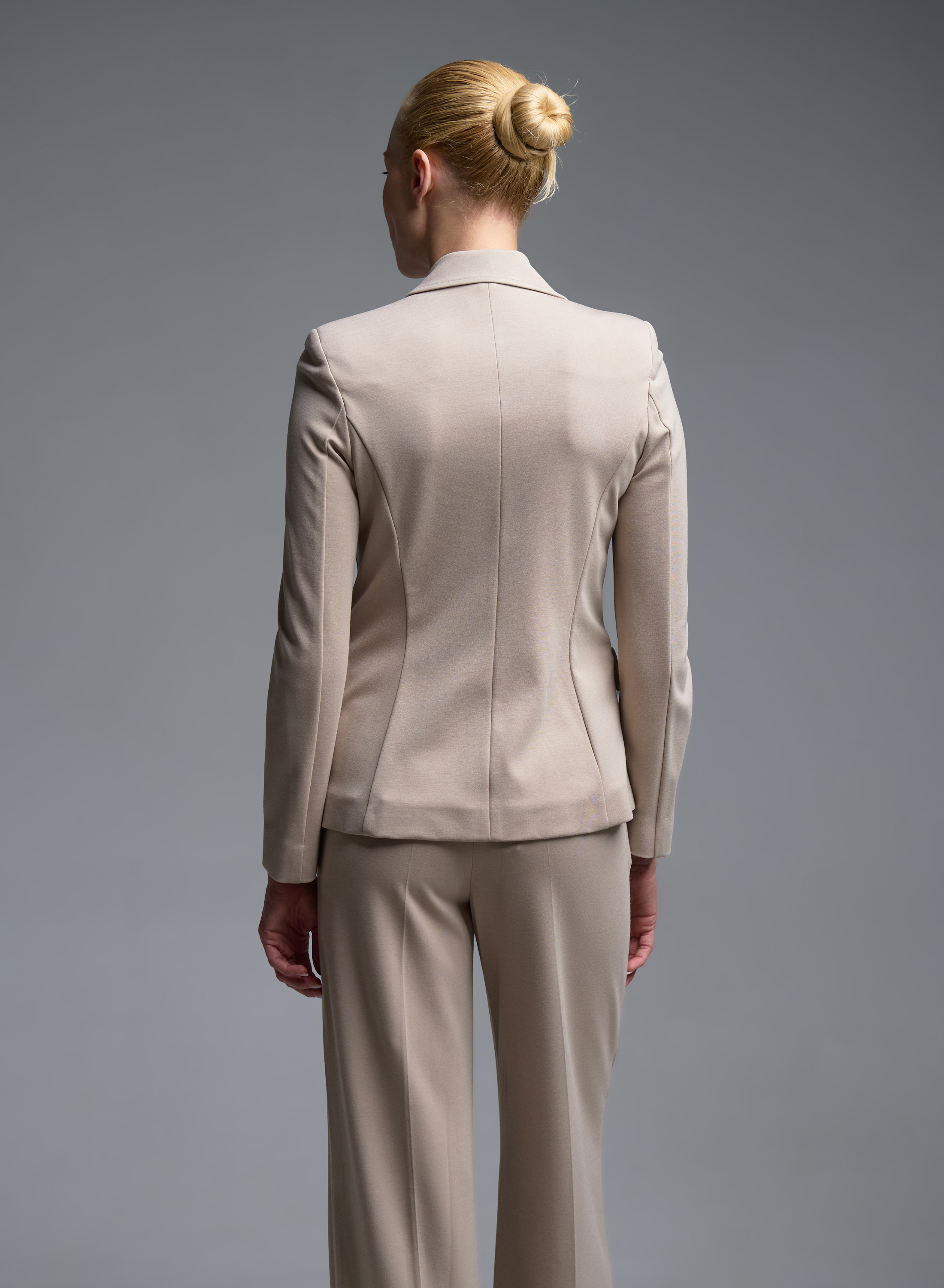 Beiges single buttoned Jacket Emme Marella - 3