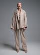 Beigr Cardigan Coat with tuxedo lapel Vicolo - 1