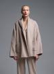 Beigr Cardigan Coat with tuxedo lapel Vicolo - 3