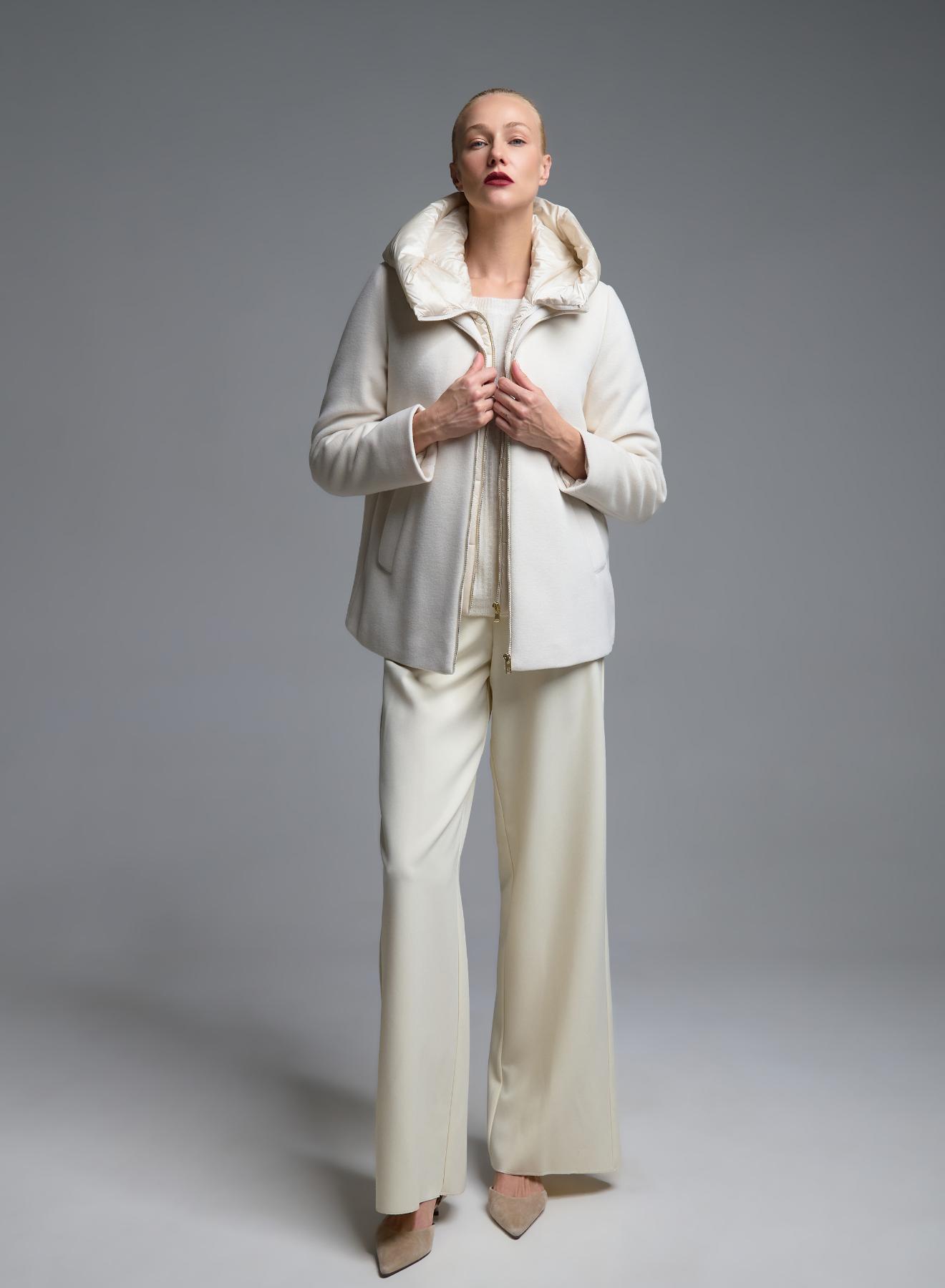 Ecru Trousers with elasticated waistband Emme Marella - 2