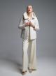 Ecru Trousers with elasticated waistband Emme Marella - 1