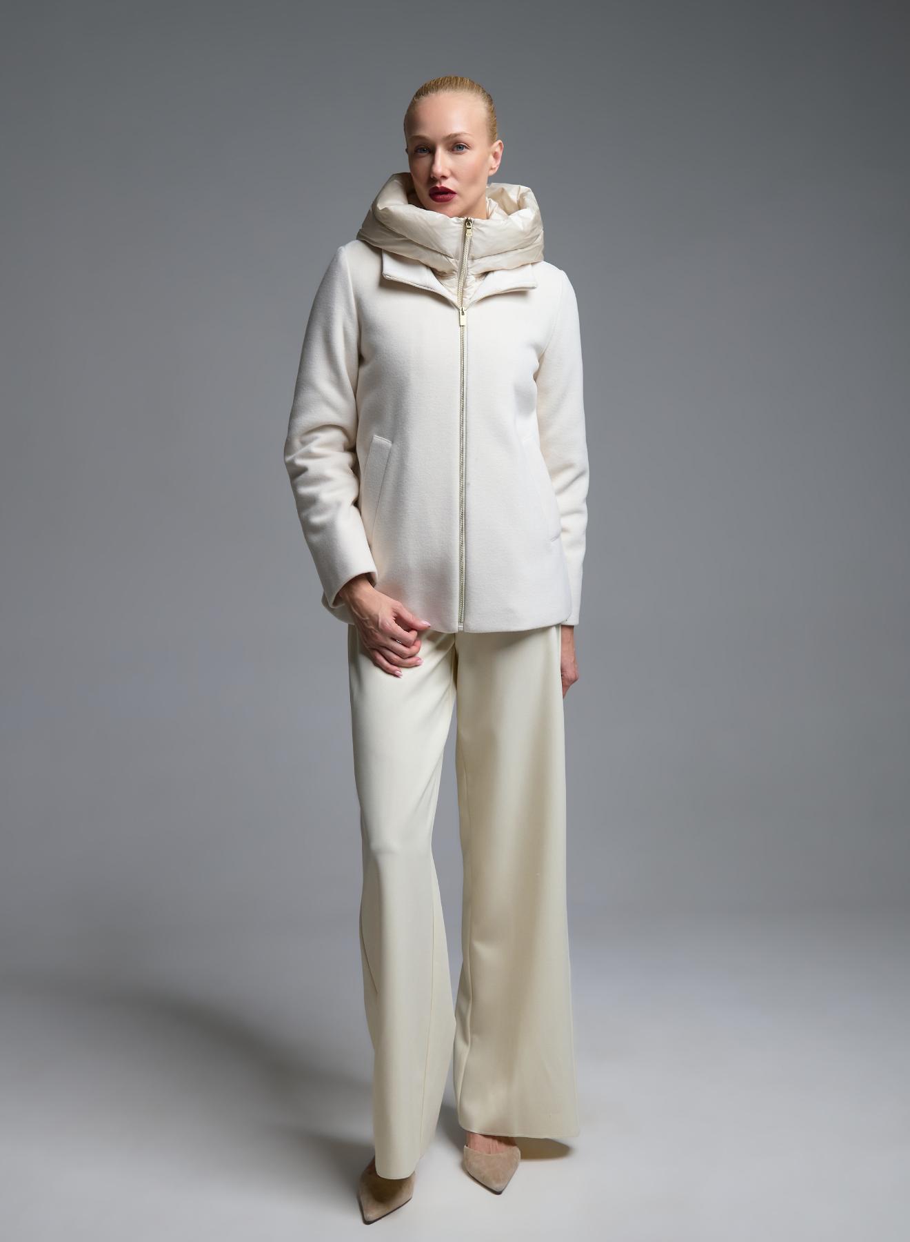 Ecru Trousers with elasticated waistband Emme Marella - 3