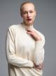 Ecru turtleneck knitted Blouse Beauty Woman - 1