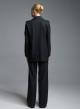 Black straight fit Trousers Emme Marella-7
