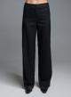 Black straight fit Trousers Emme Marella-5