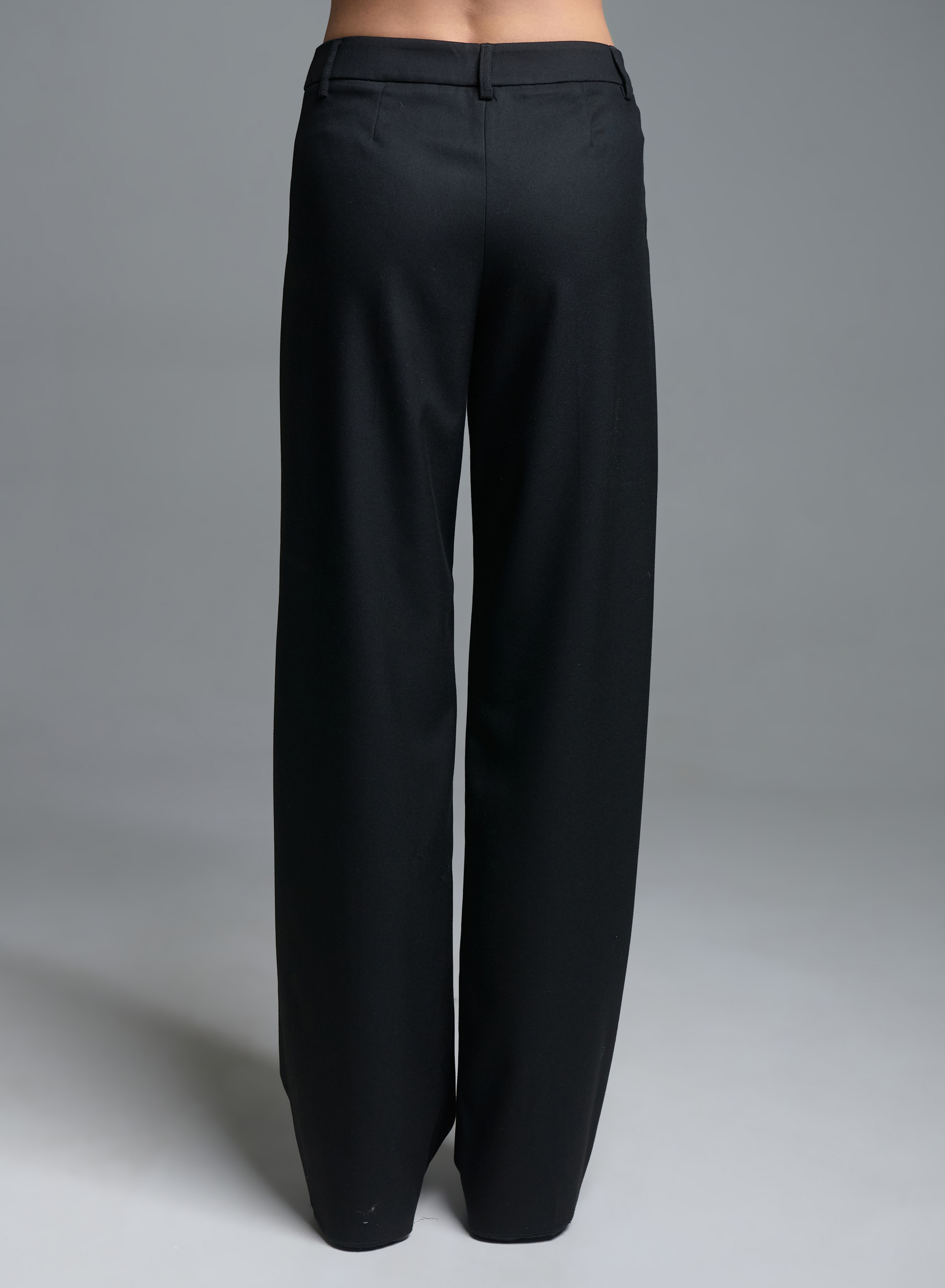Black straight fit Trousers Emme Marella - 6