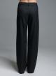 Black straight fit Trousers Emme Marella-6