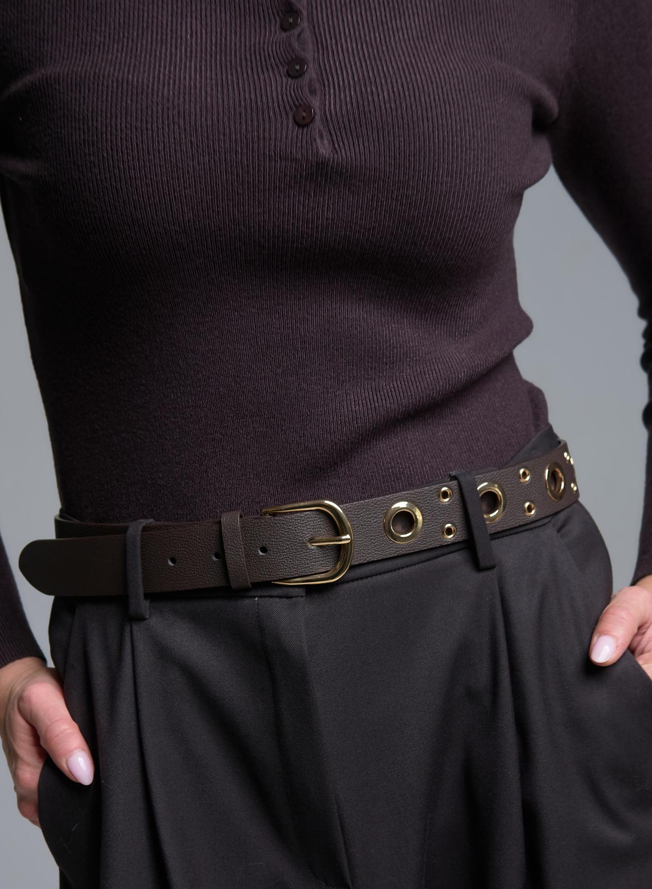 Brown Belt with metallic details Emme Marella - 2