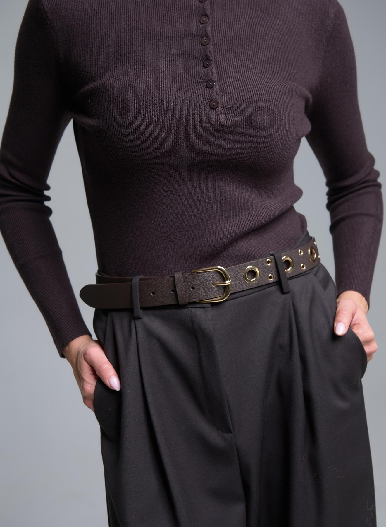 Brown Belt with metallic details Emme Marella - 1
