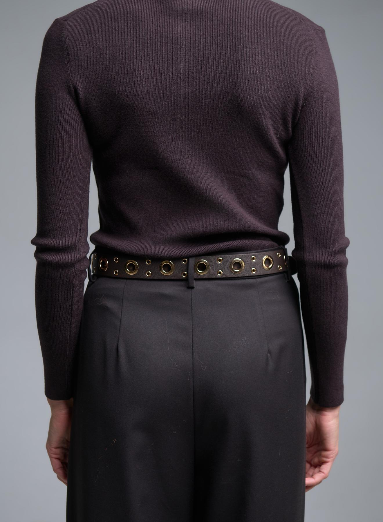 Brown Belt with metallic details Emme Marella - 4
