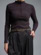 Khaki Belt with metallic details Emme Marella - 0