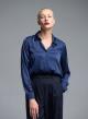 Blue satin Shirt Emme Marella - 0