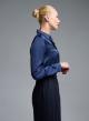 Blue satin Shirt Emme Marella - 3