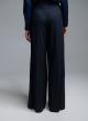 Dark Blue wide legs Trousers with pleats Emme Marella - 4