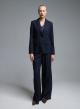 Dark Blue wide legs Trousers with pleats Emme Marella - 2