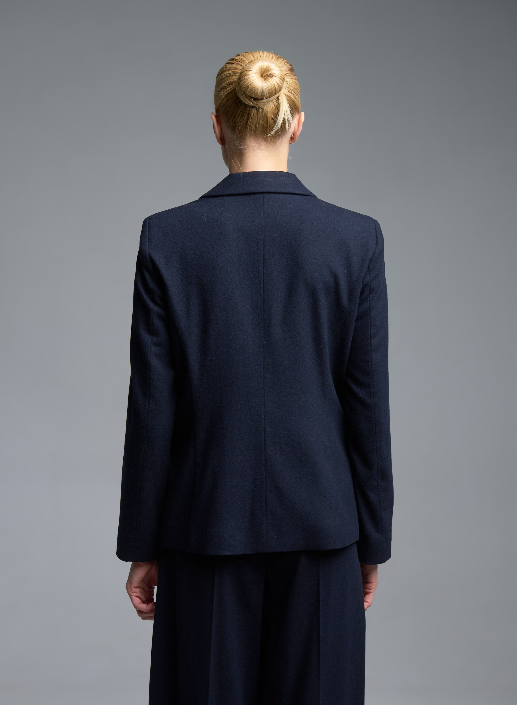 Dark Blue single buttoned Jacket Emme Marella - 6