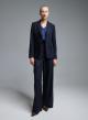 Dark Blue single buttoned Jacket Emme Marella-5