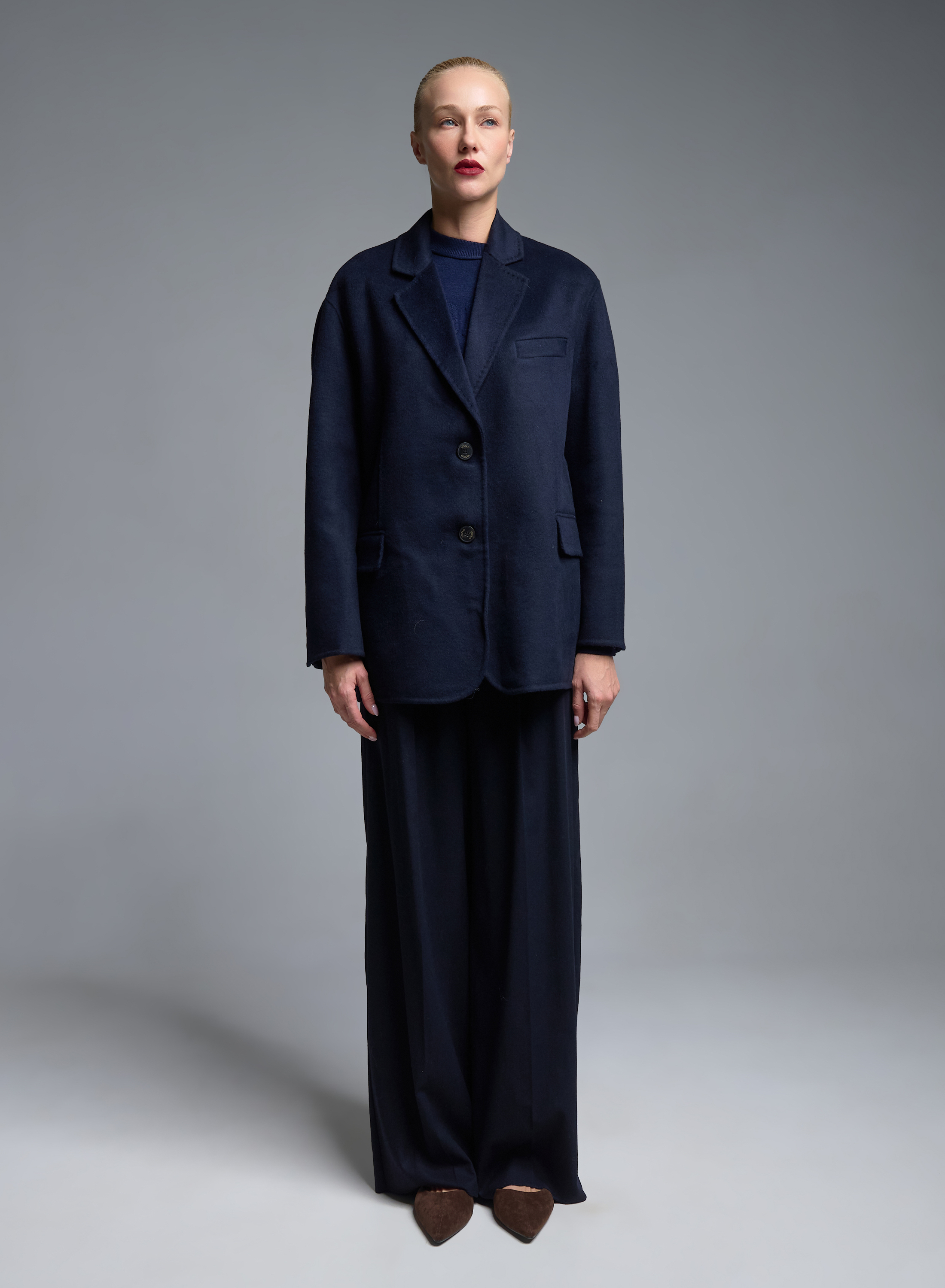 Blue Cardigan Coat Vicolo - 1