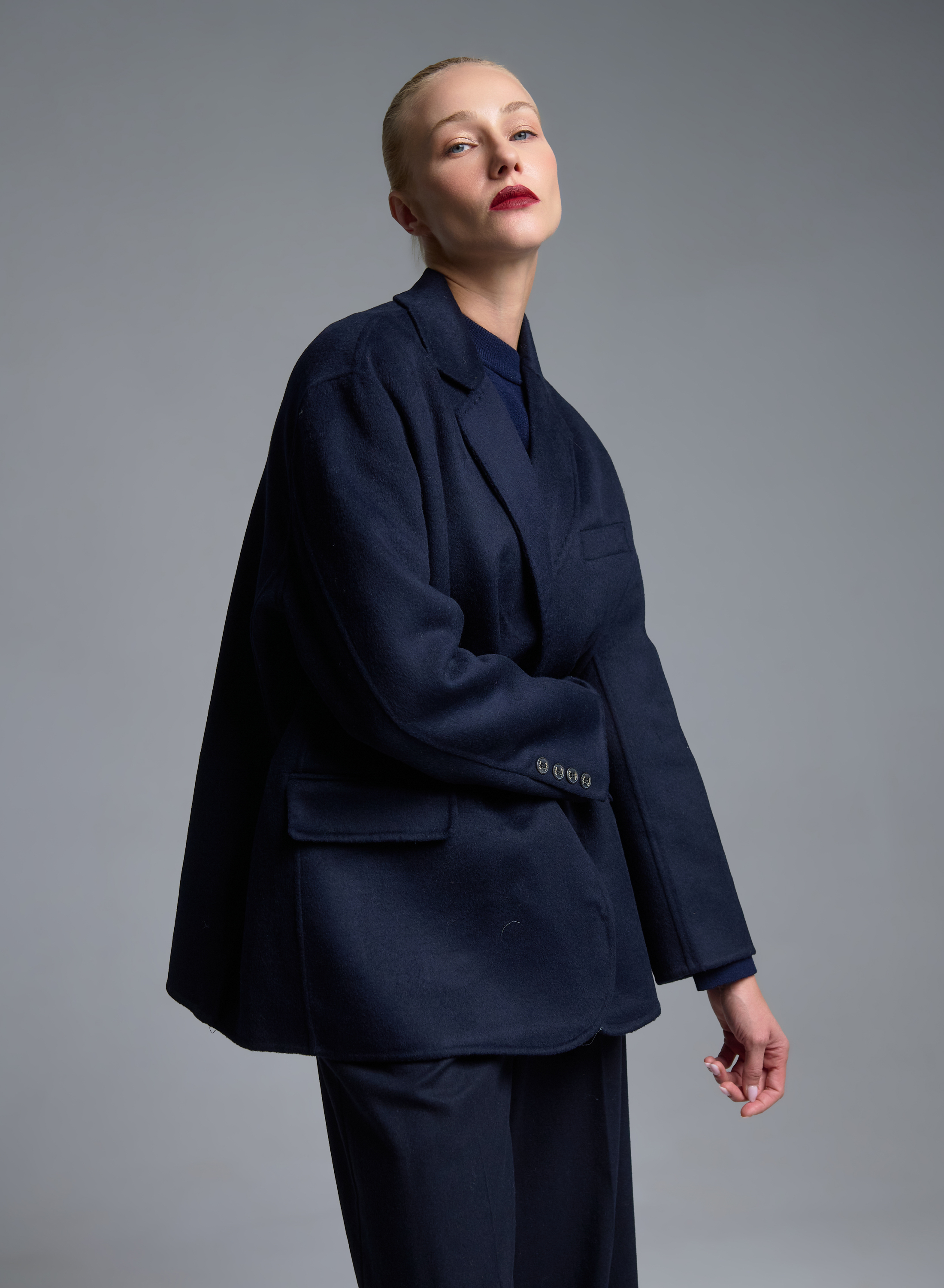 Blue Cardigan Coat Vicolo - 2