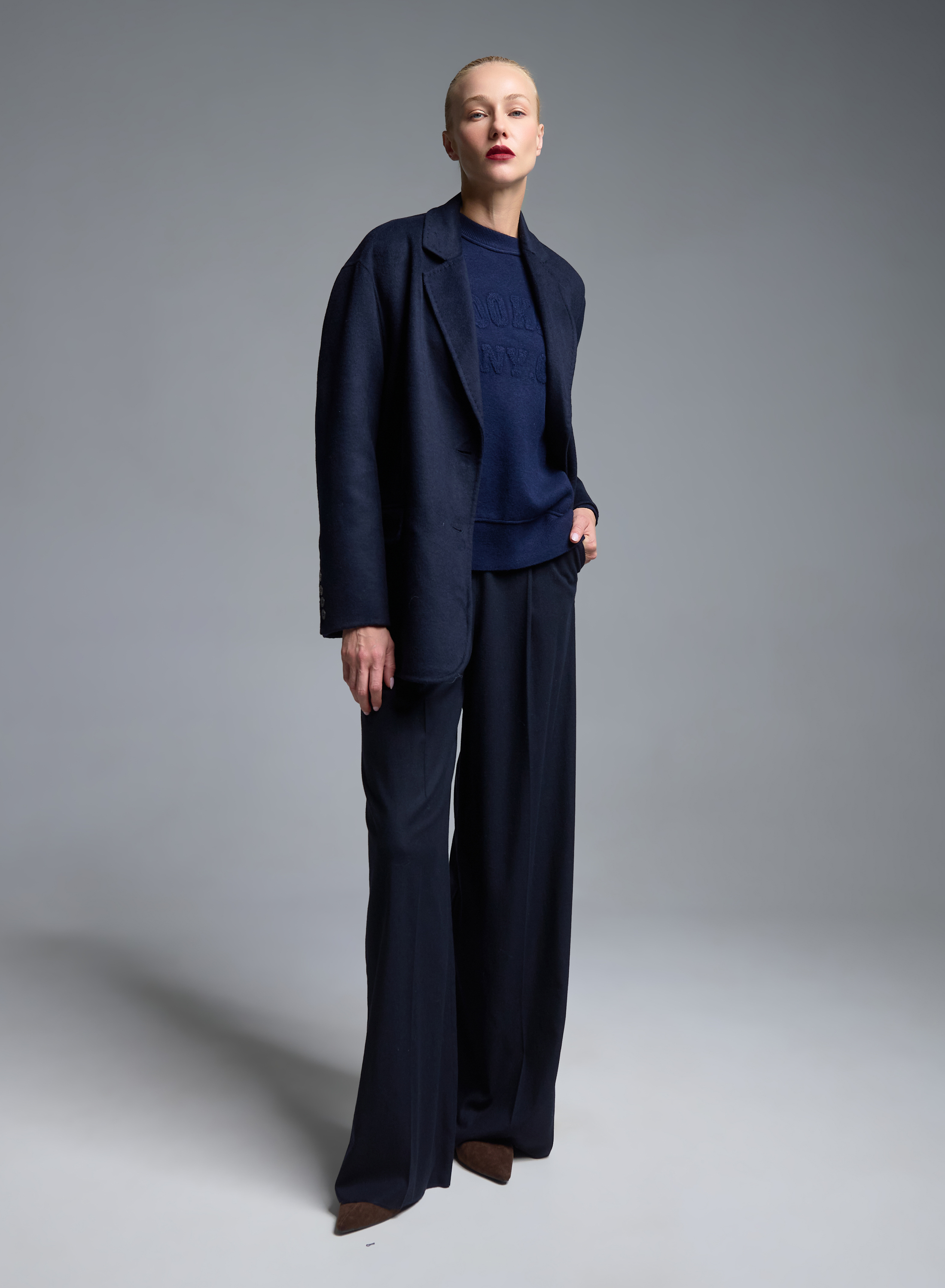Blue Cardigan Coat Vicolo - 4