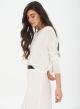 Asymmetric knitted blouse with side slits - 2