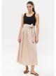 Midi skirt with belt - 1