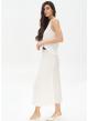 Sleeveless knitted blouse with V neckline - 3