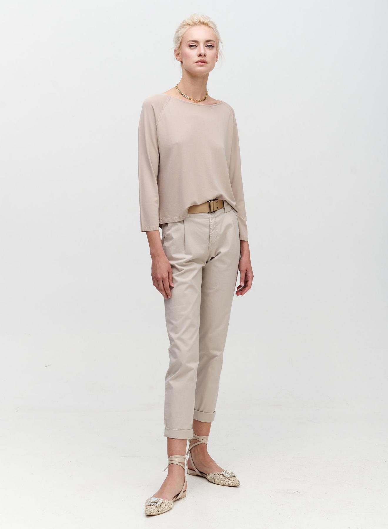 Knitted blouse with three-quarters sleeves - 2