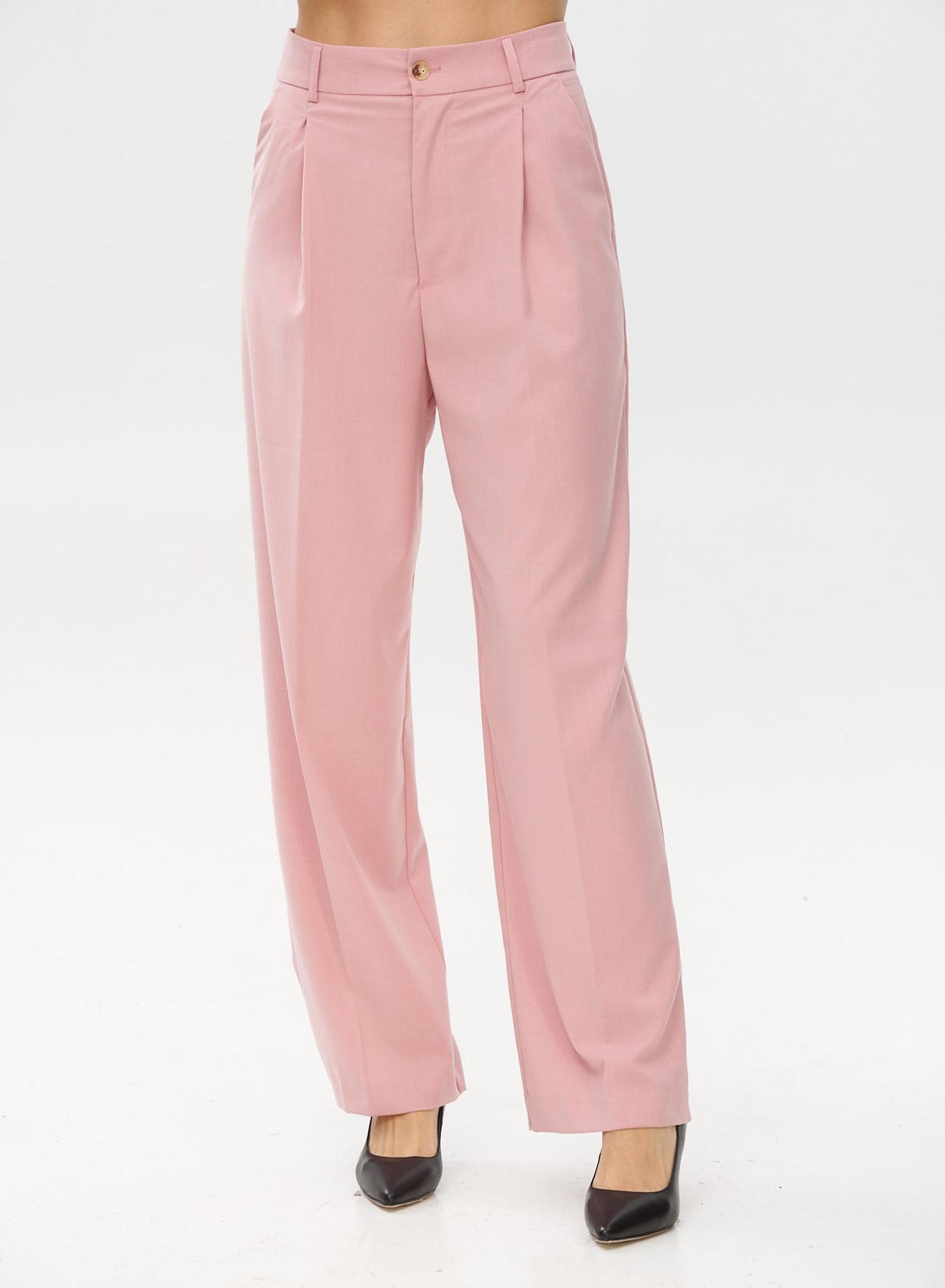 Wide fit trousers with pleats - 3