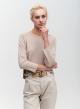 Knitted blouse with three-quarters sleeves - 3