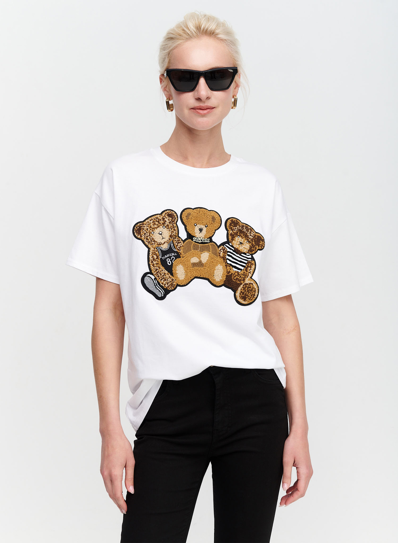T-shirt with teddy bear - 1