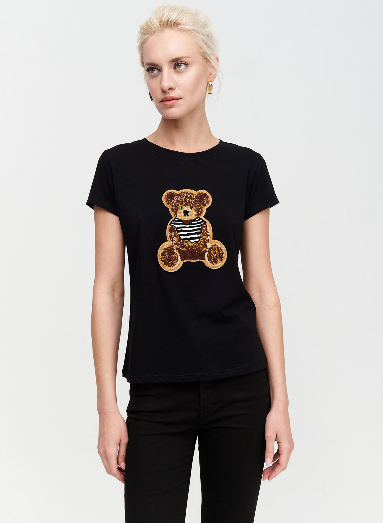 T-shirt with teddy bear - 1