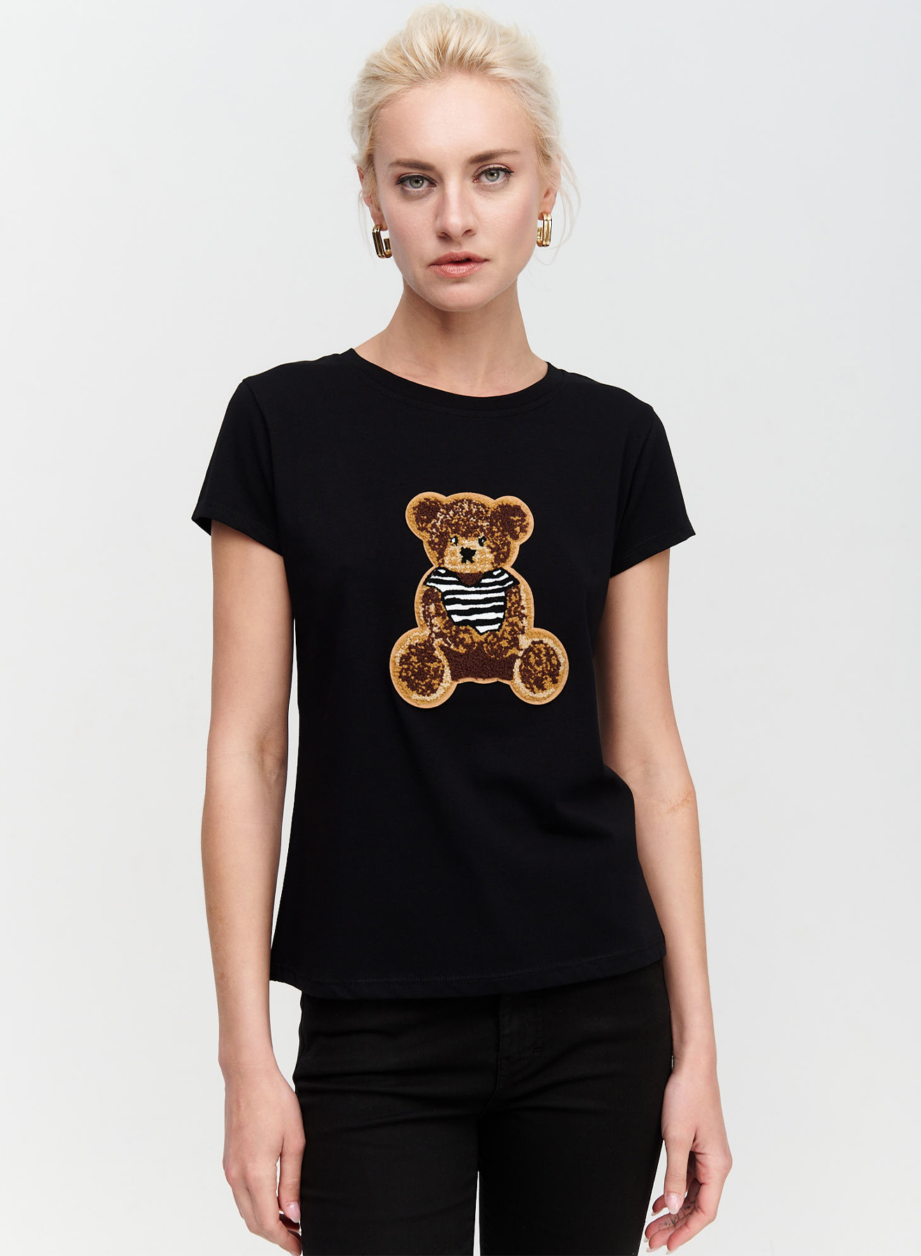 T-shirt with teddy bear - 0