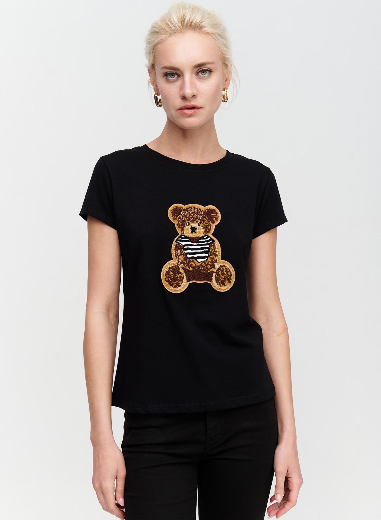 T-shirt with teddy bear - 1