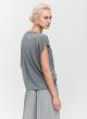 Knitted lurex blouse with V-neckline - 4