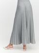 Long pleated lurex skirt - 3