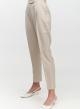 Trousers with pleats and rubber waistband - 2