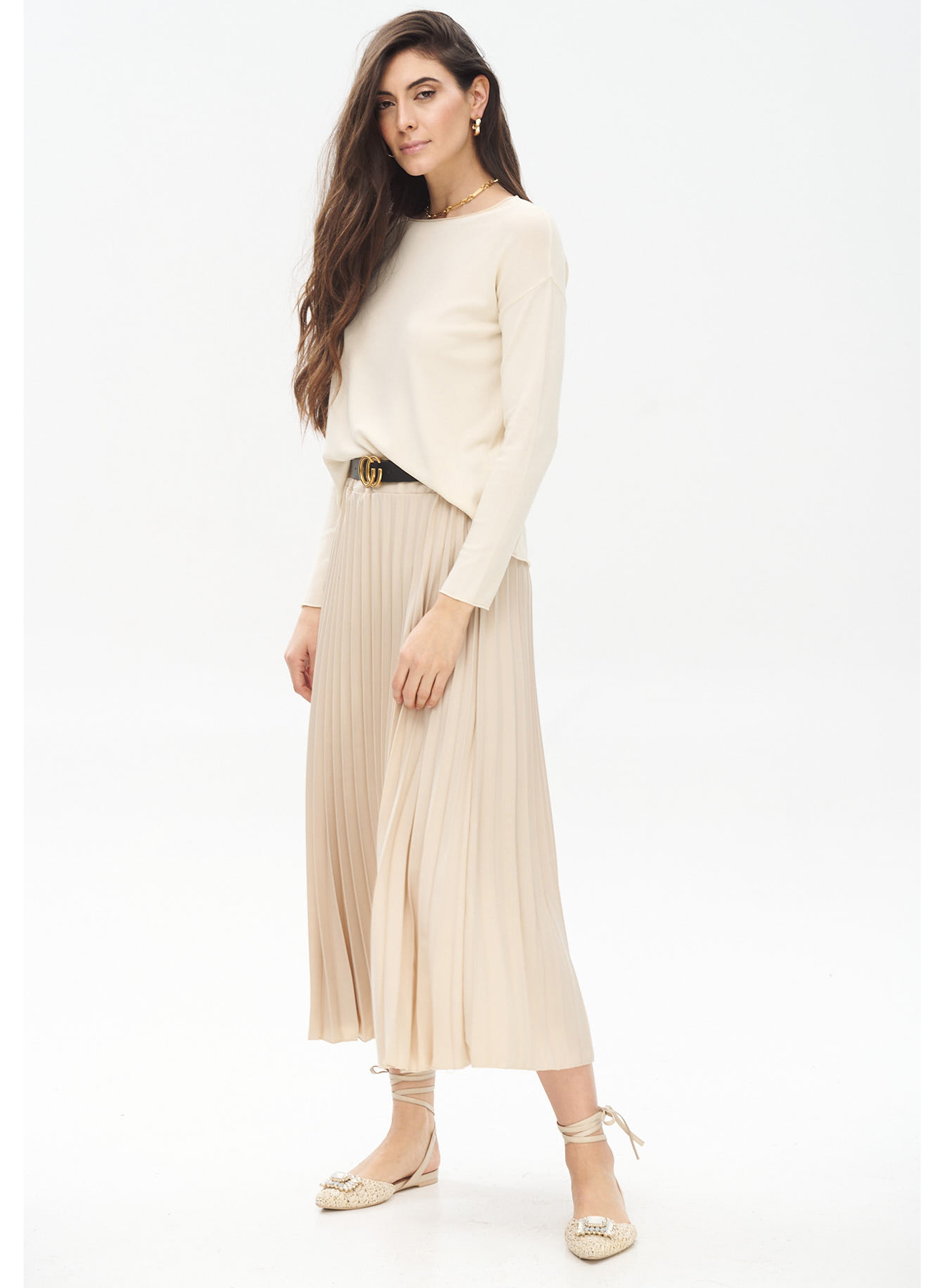 Knitted blouse - 0