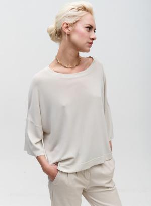 Lose fit knitted blouse  - 18758