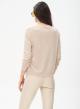 Knitted blouse with V neckline - 2