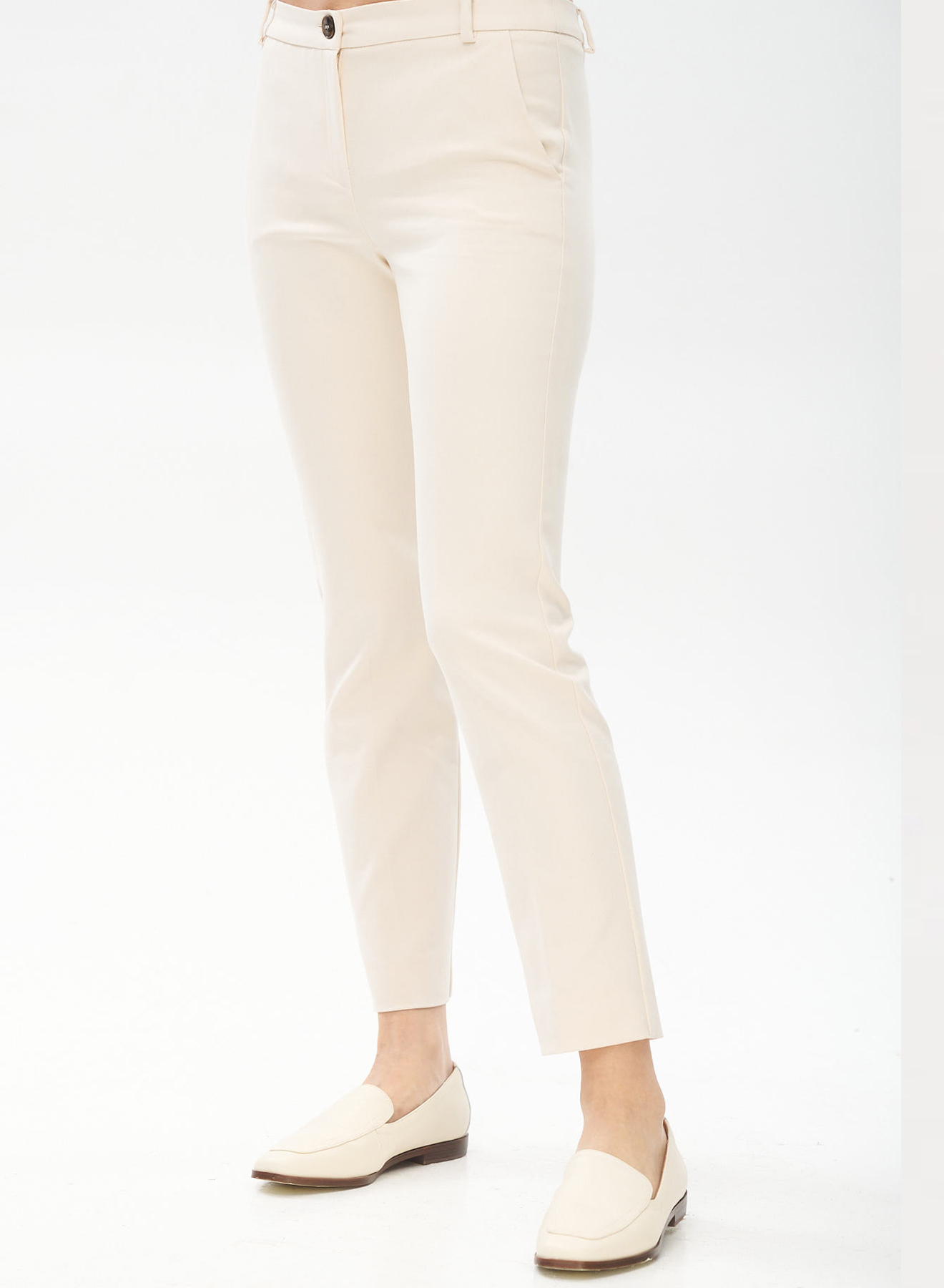 Stretch cotton-blend chinos trousers - 3
