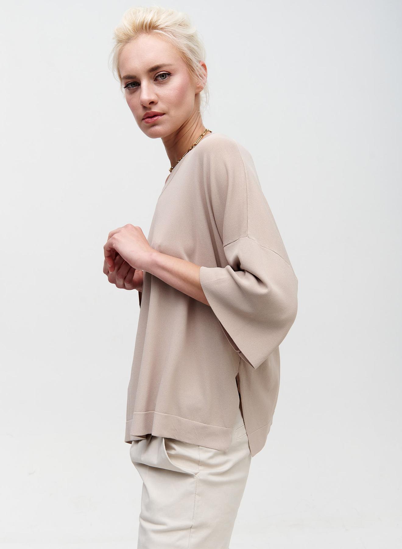 Lose fit knitted blouse - 2