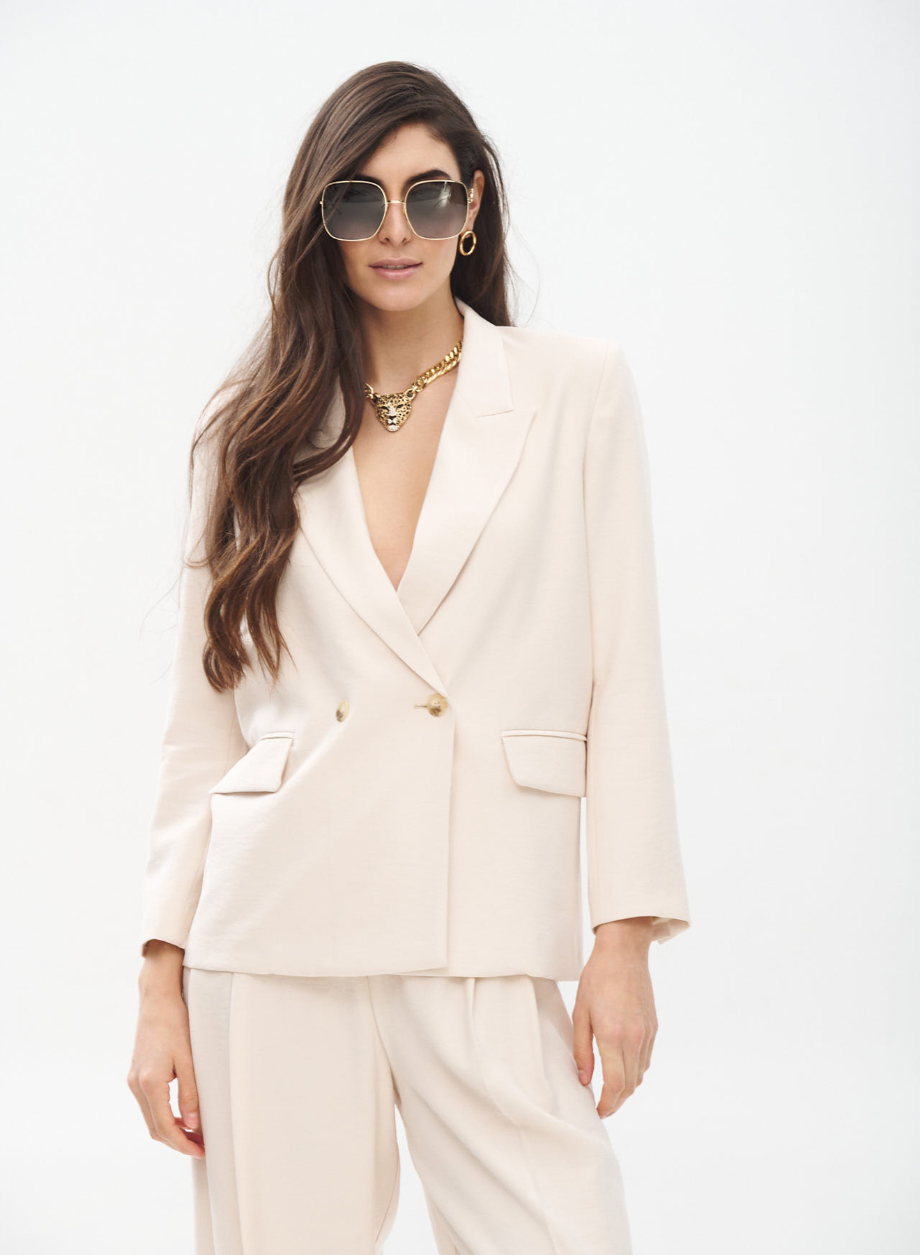 Double-Breasted Blazer - 1