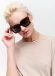 Lose fit knitted blouse with short sleeves - 2