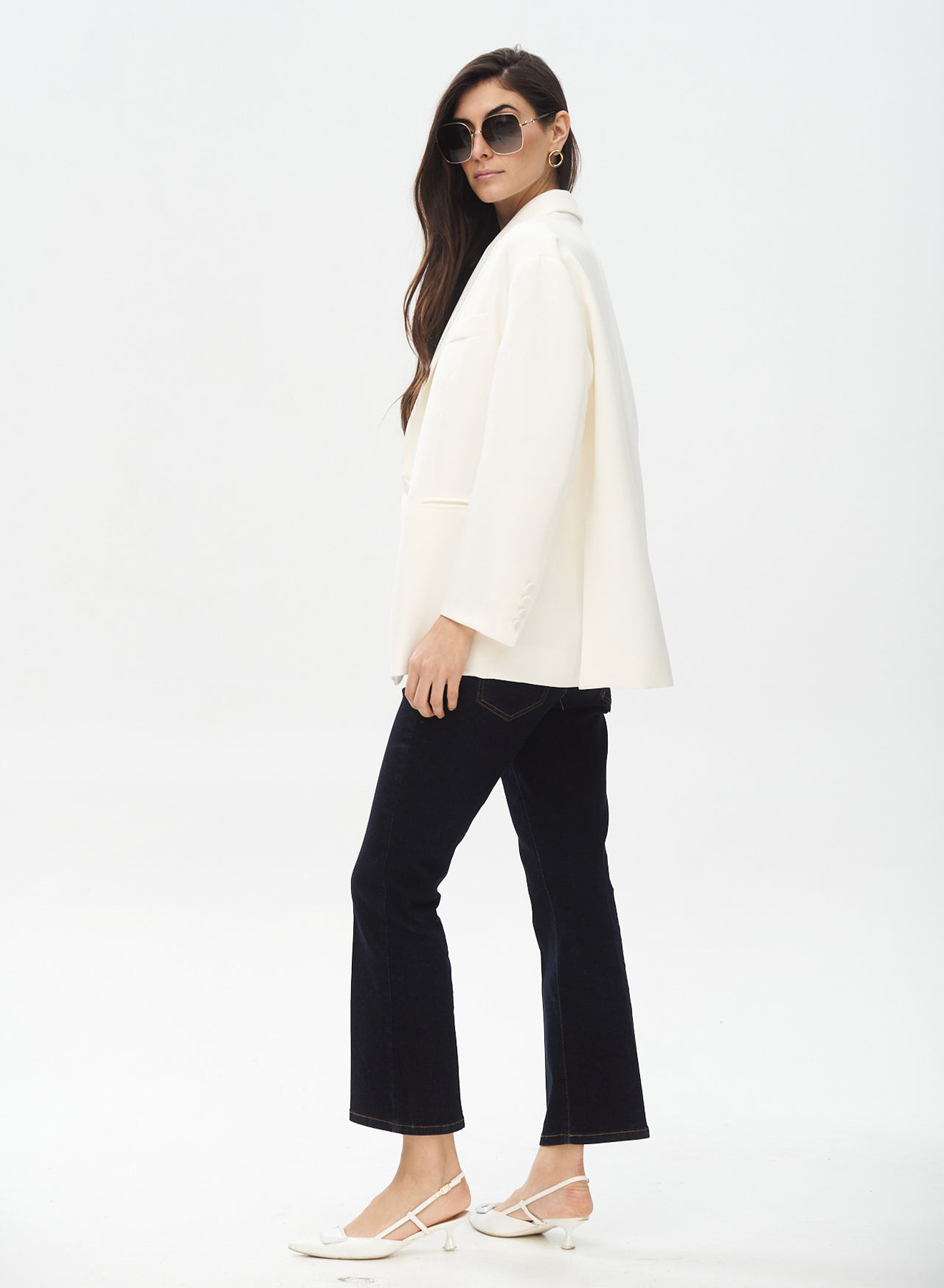 Oversized one button Jacket - 1