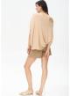 Oversized knitted blouse with short sleeves - 2