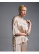 Beige silky touch Blouse with short sleeves Vicolo - 0