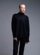 Black high neck loose fit Sweater La Liberta - 1